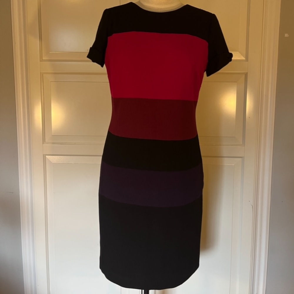Karl Lagerfeld Stripe Dress with Bows